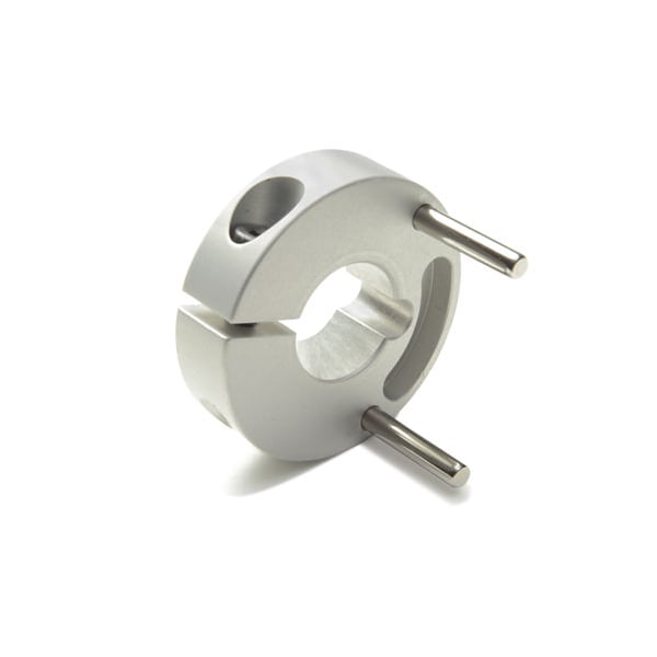 CntrlFlx Cplng Hub, Dbl, Bore 0.625", OD1.457", Aluminum, CPRD23-10-A